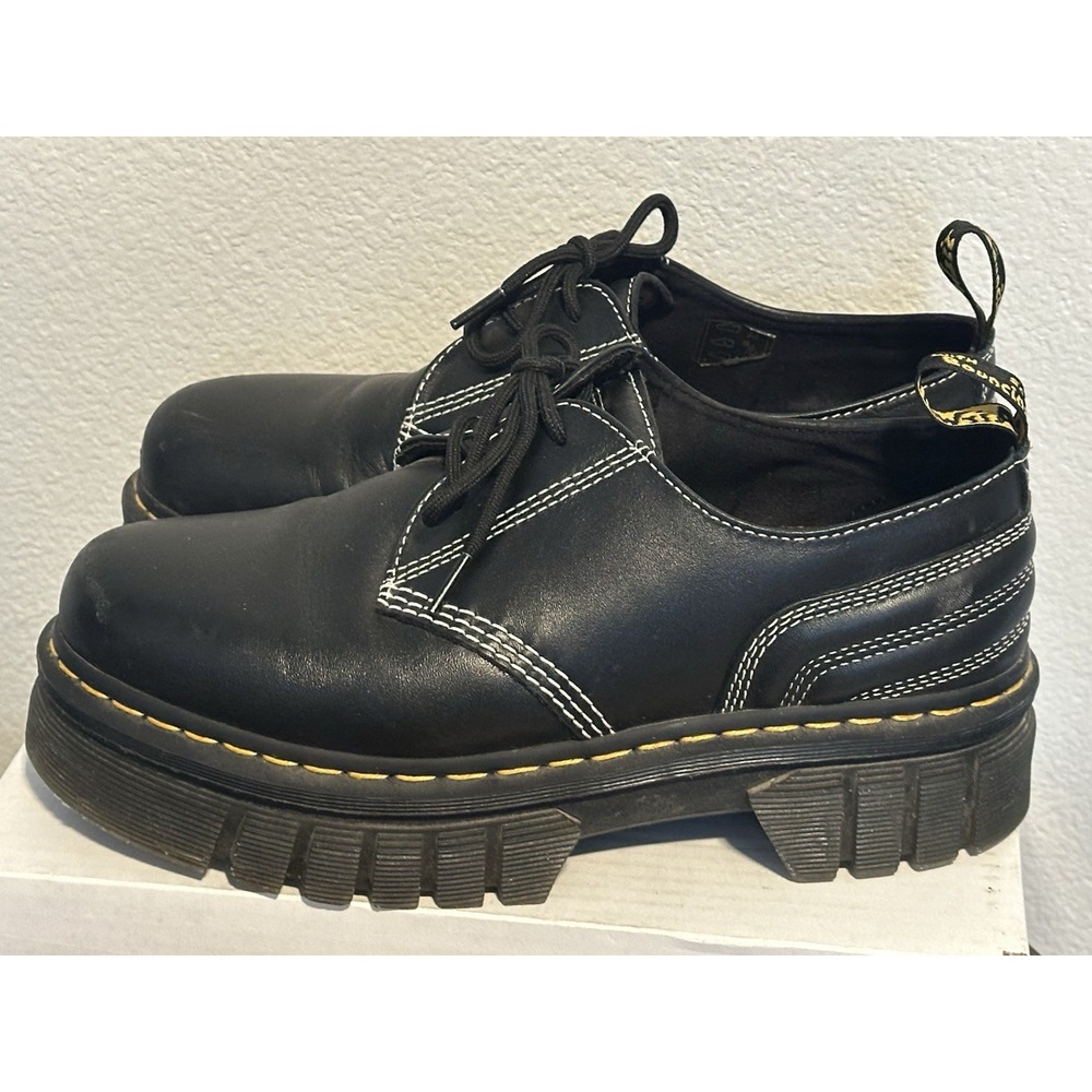 Dr. Martens Black Audrick Platform Shoes